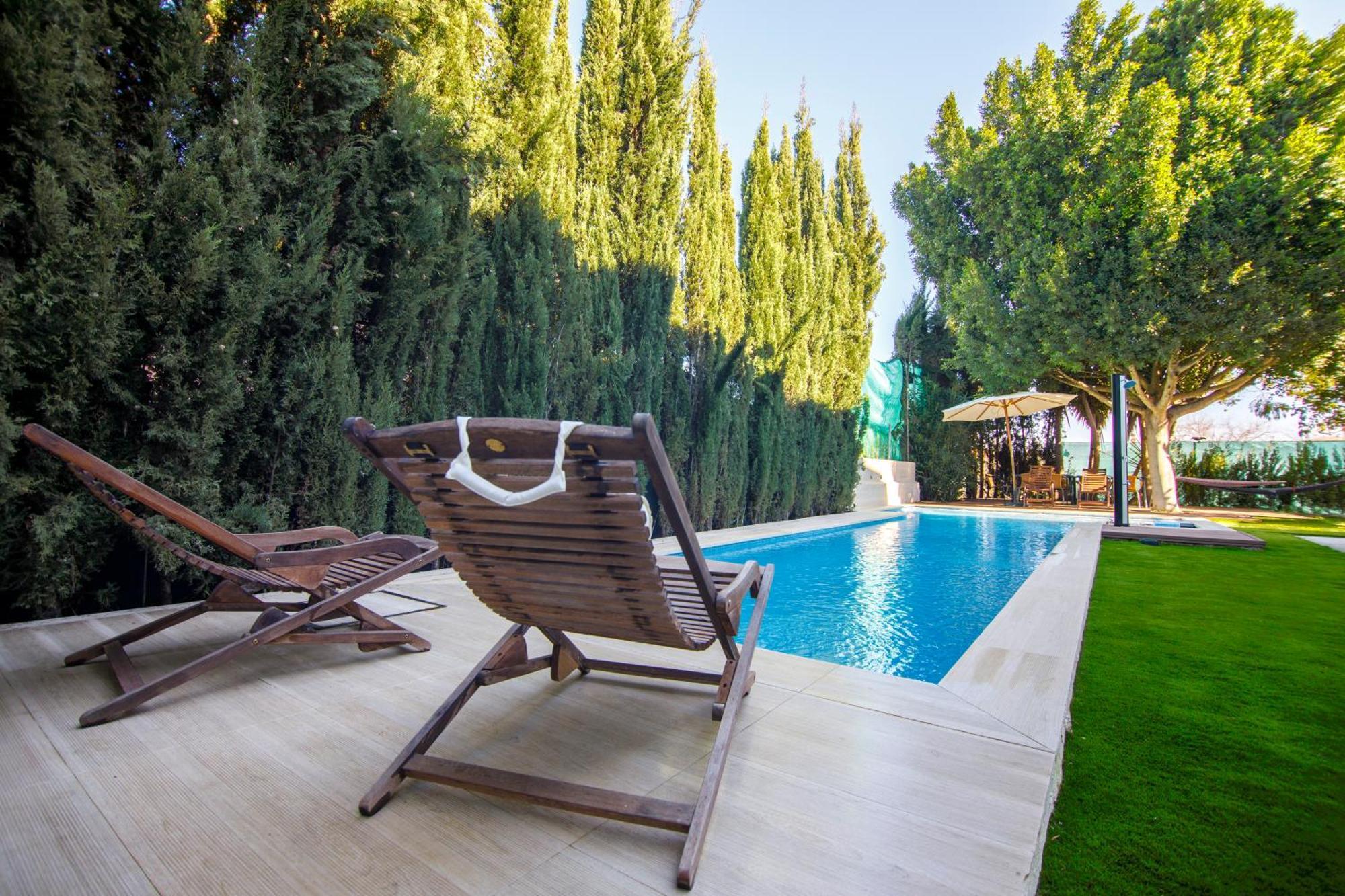 Rentalsevilla Brisa Del Aljarafe Con Piscina Climatizada A 15 Minutos De Sevilla Almensilla Luaran gambar